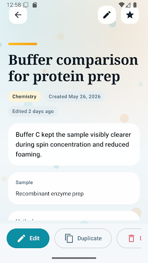 GeneMemo Screenshot 2