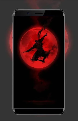 Japanese Samurai Art Wallpaper Screenshot 3