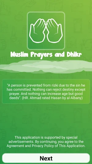 Muslim Prayers and Dhikr Screenshot 0