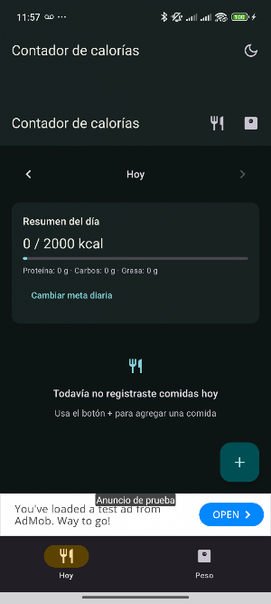 Contador de Calorias Screenshot 2