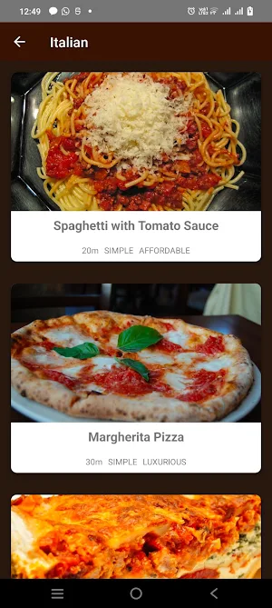 All International Recipe Screenshot 1