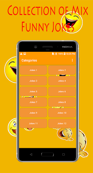 Free Funny Jokes App Screenshot 1