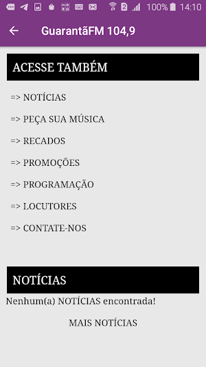 GuarantãFM 104,9 Screenshot 3