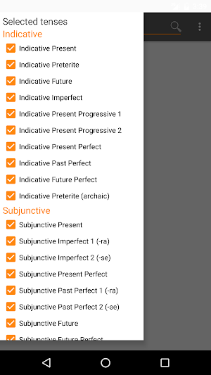 Spanish Verbs Pro Screenshot 1