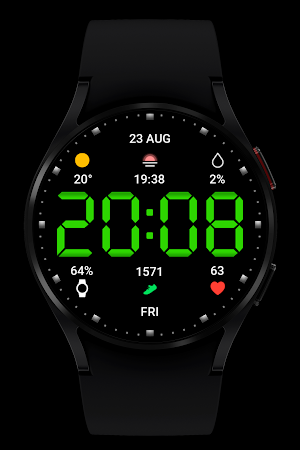WR 025 Digital Watch Face Screenshot 2