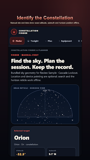 Constellation Finder & Planner Screenshot 0