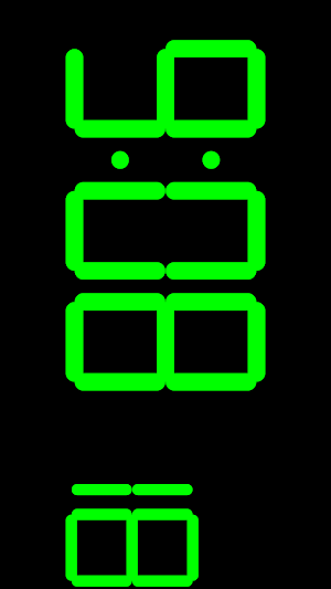 Digital Clock Seconds Screenshot 3