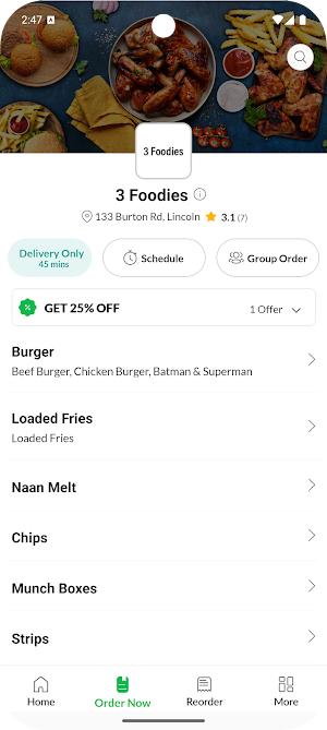 3 Foodies Screenshot 1