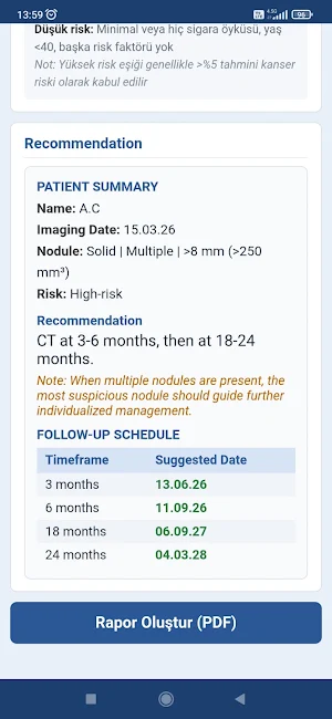 Lung Nodule Followup Screenshot 0