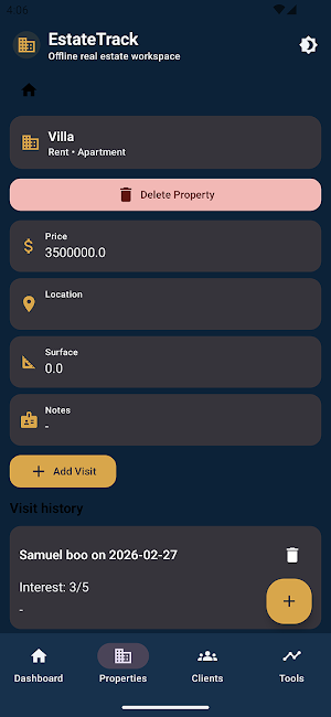 ImmoSuivi Screenshot 3