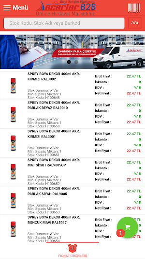 Acarlar B2B Screenshot 1