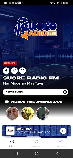 Sucre Radio FM Screenshot 2