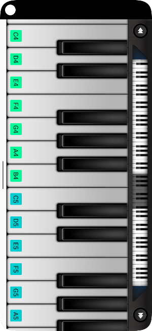 Piano Keyboard Screenshot 3