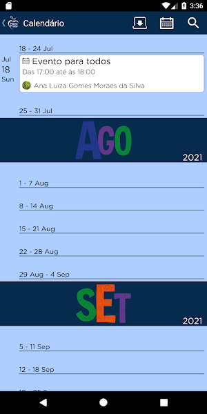 Escola Nosso Fruto Screenshot 2