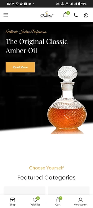 Kashaf Perfumes Screenshot 0