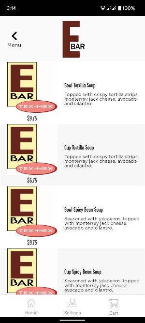 E Bar Tex Mex Screenshot 3