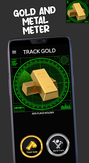 Gold Tracker - Metal Detector Screenshot 2