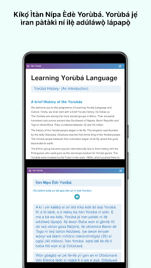 Kíkọ́ èdè àti àṣà Yorùbá Screenshot 2