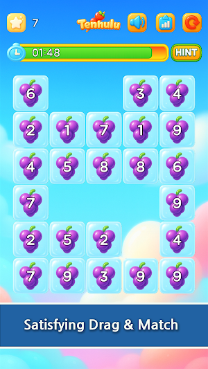 Tenhulu: Fruit 10-Match Puzzle Screenshot 2
