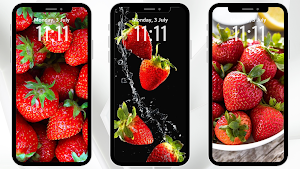 Strawberry Aesthetic Wallpaper Screenshot 3
