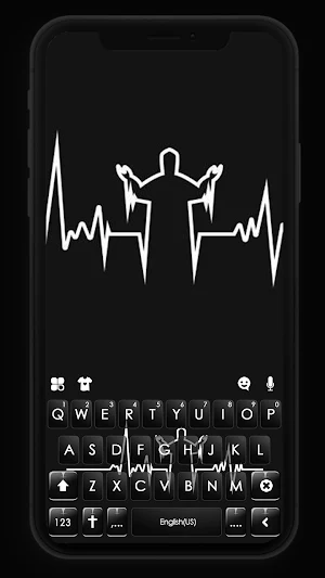 Jesus Heartbeat Keyboard Backg Screenshot 0