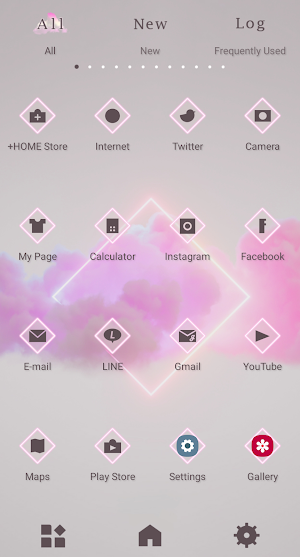 Vibrant Clouds Theme +HOME Screenshot 2