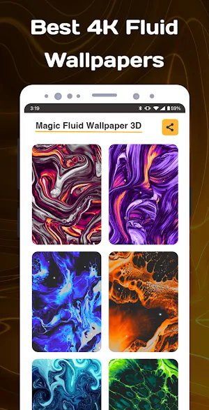 Magic Fluid Wallpaper 3D Screenshot 0