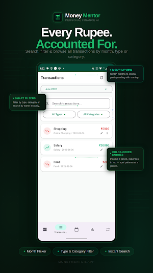 MoneyMentor: Expense Tracker Screenshot 2