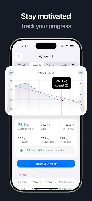 Cratox AI - Calorie Counter Screenshot 3