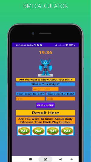 Bmi calculator Screenshot 0