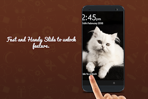 Kitty Cat Passcode Lock Screen Screenshot 1
