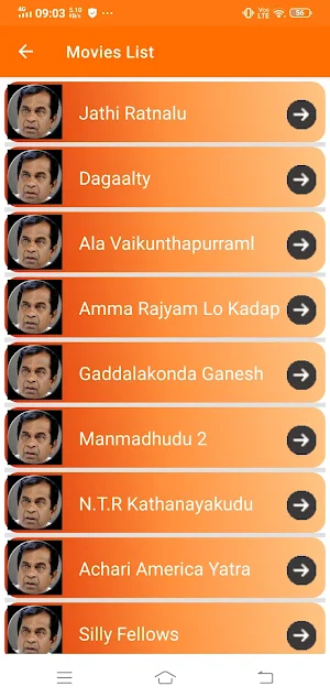Brahmanandam Comedy -Telugu బ్రహ్మానందం Screenshot 0