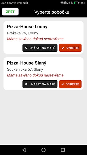 Pizza-House Slaný Screenshot 1