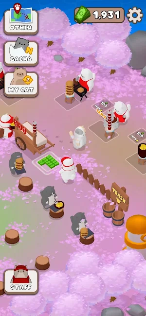Burger Cat - Idle tycoon Screenshot 0