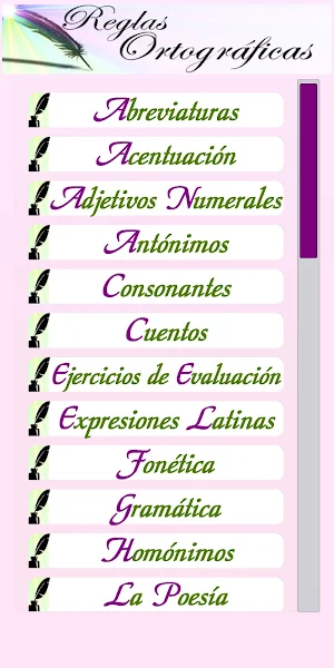 Reglas Ortográficas Screenshot 3