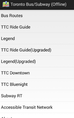 Toronto Bus/Subway (Offline) Screenshot 0