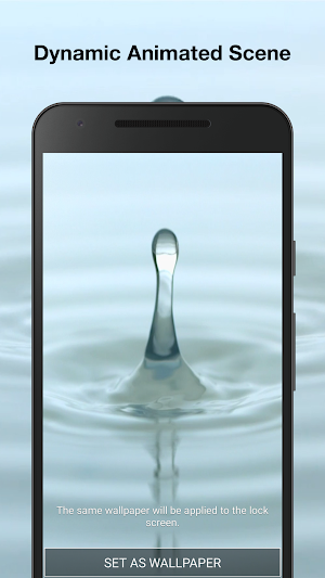 Water Drop Live Wallpaper Screenshot 1