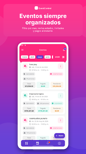 EventControl Screenshot 1
