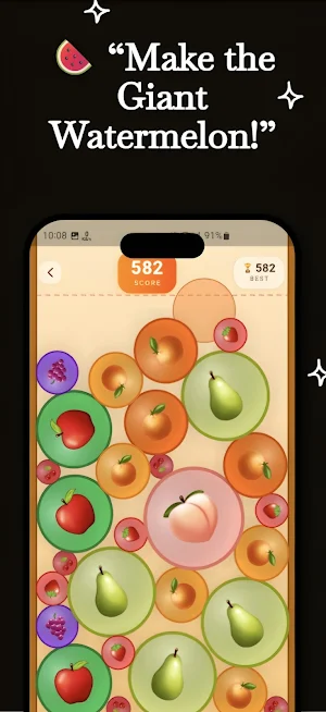 Watermelon Merge Puzzle Screenshot 3