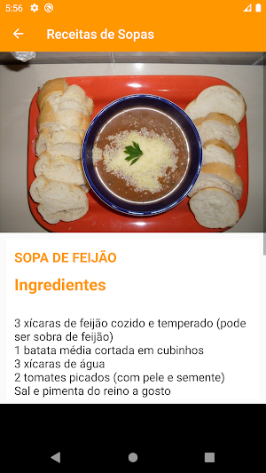 Receitas de Sopas: Para o Jantar Screenshot 3