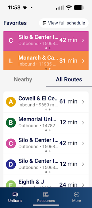 UC Davis Mobile App Screenshot 0