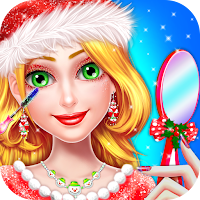 Christmas Girl Makeover Game -