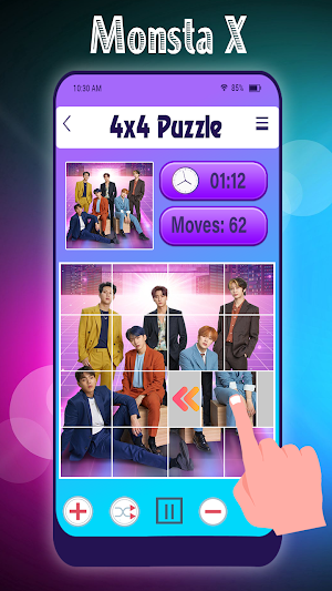 Sliding Puzzle Monsta X Screenshot 3
