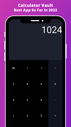 Calculator Lock Hide App Vault Screenshot 1