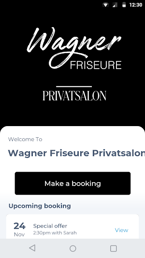 Wagner Friseure Privatsalon Screenshot 0