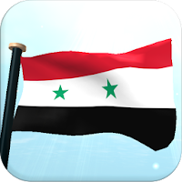 Syria Flag 3D Free Wallpaper