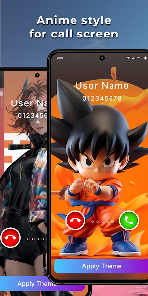 Color Call Theme, Call Screen Screenshot 0