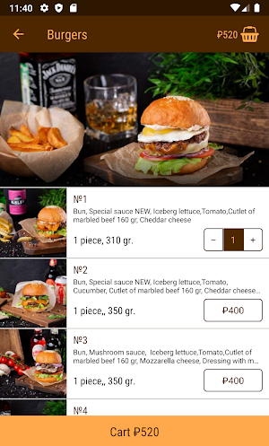 Beef Burger Screenshot 2