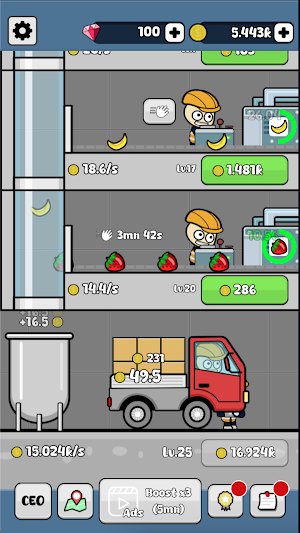 Idle Gummy Factory Screenshot 1
