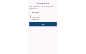 SportShorts Quiz Screenshot 2